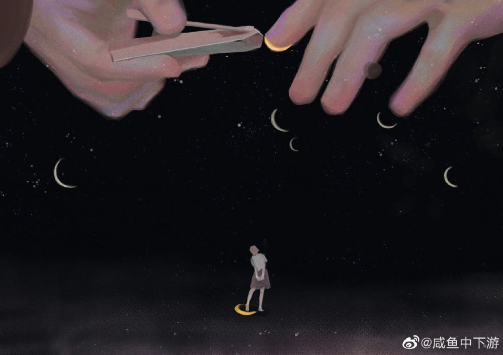 你掌心流转的温柔，
是我牵不到的宇宙。 ​
画师：咸鱼中下游
礼貌拿图，谢谢