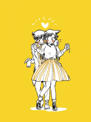 #名侦探柯南# 新兰，平和，京园 ，快青
twi:AIDA_TOWORU
来源微博:@爱上动漫