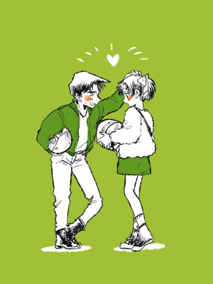 #名侦探柯南# 新兰，平和，京园 ，快青
twi:AIDA_TOWORU
来源微博:@爱上动漫