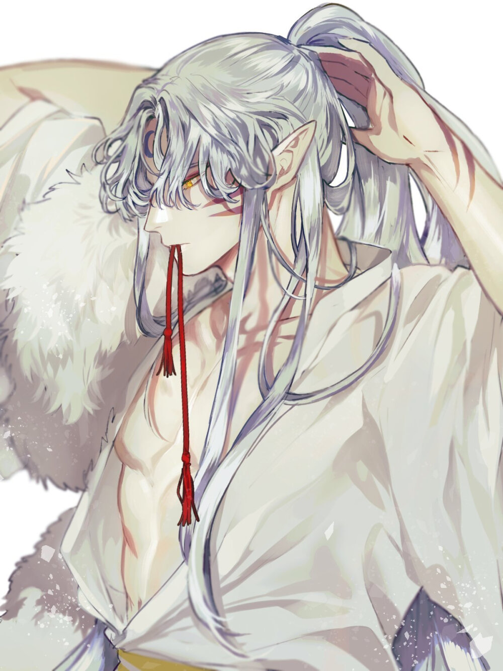 #杀生丸# 몽글 笔下的杀生丸 (twi: MGMG… - 高清图片，堆糖，美图壁纸兴趣社区