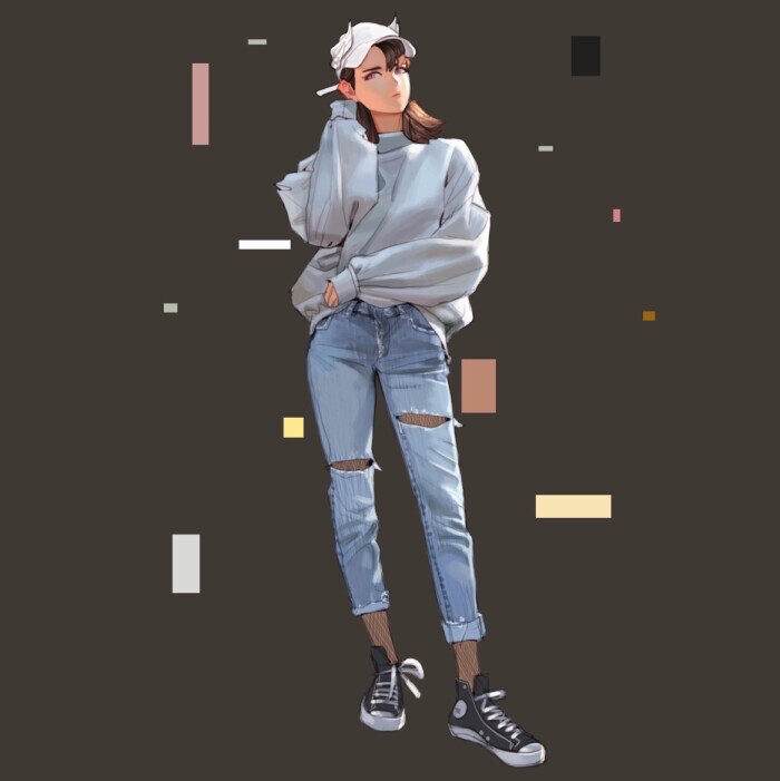 靓，美
