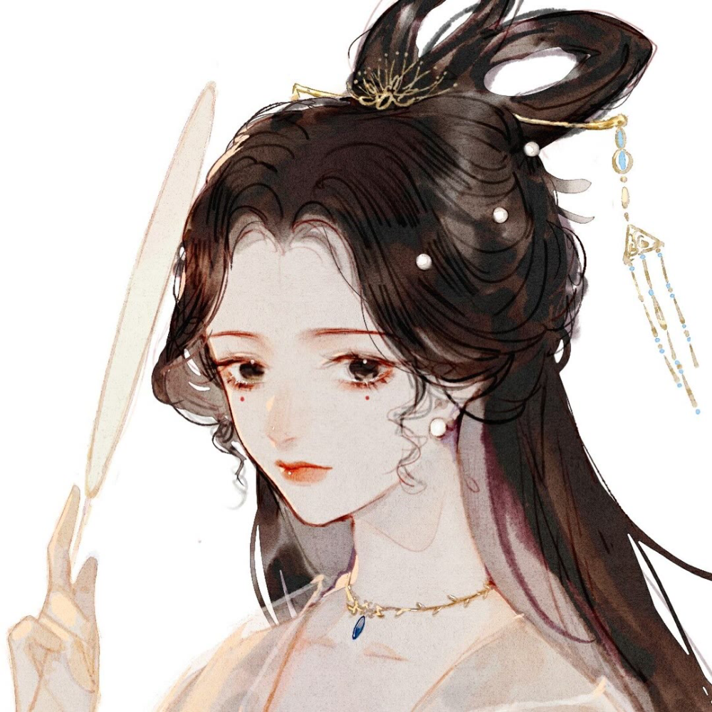 古风 女头 动漫.