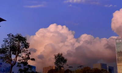 “秋风万里动，日暮黄云高”
Autumn wind is moving for thousands of miles, and yellow clouds are high at dusk.