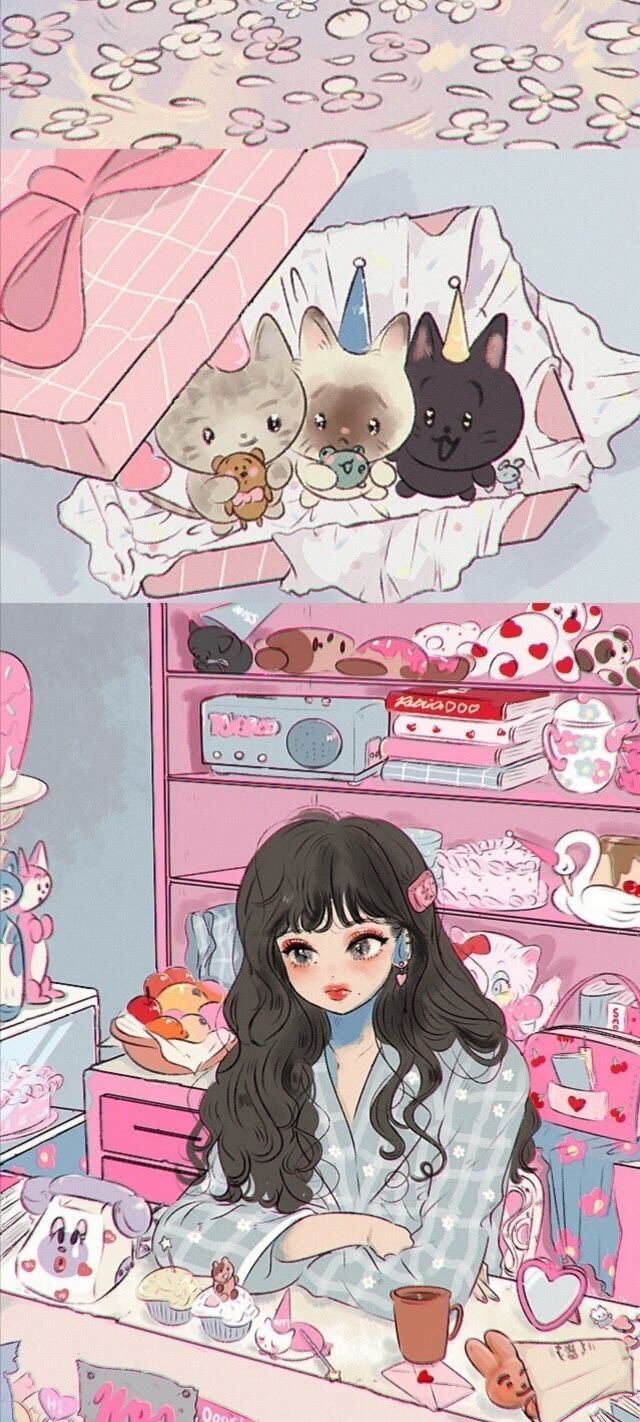 动漫壁纸#插画#锁屏#可爱壁纸