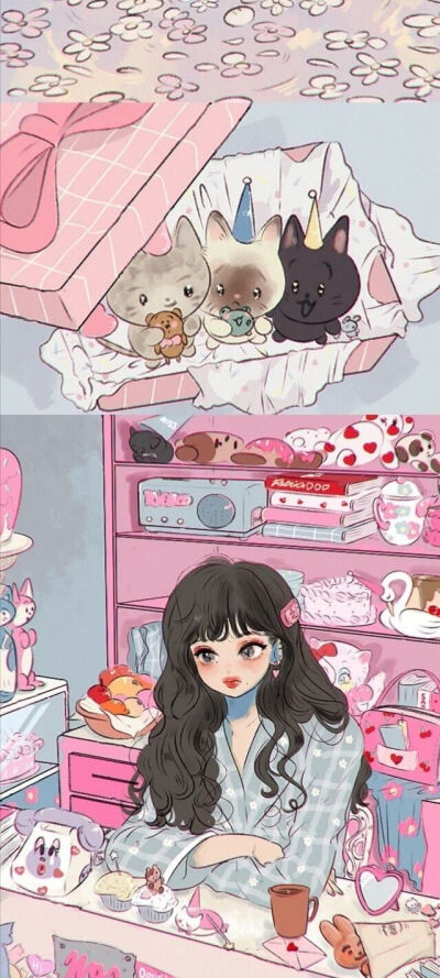 动漫壁纸#插画#锁屏#可爱壁纸