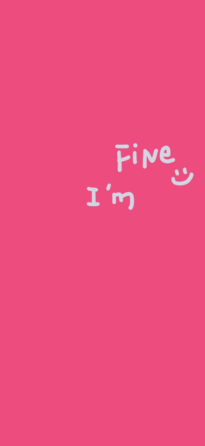 I'm fine too 