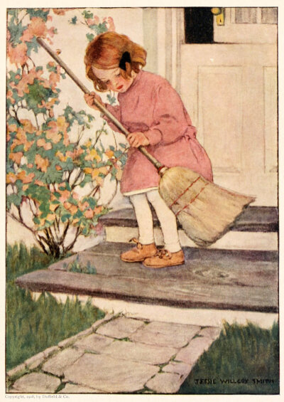 不褪色的童年
美国插画师 Jessie Willcox Smith （1863~1935） ​​