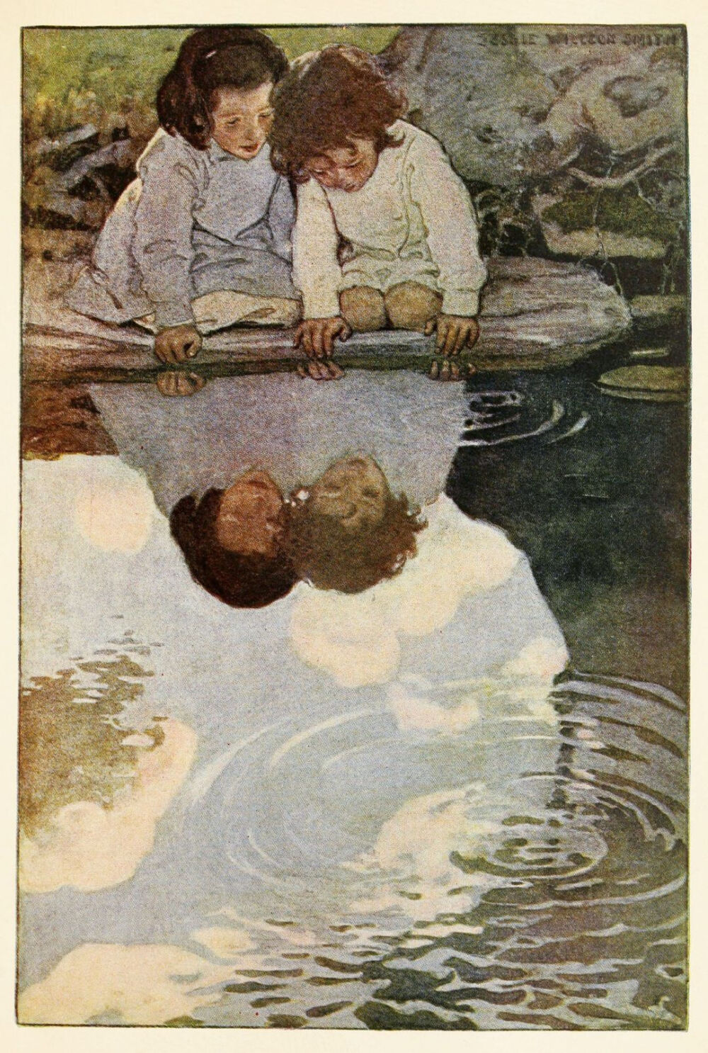 不褪色的童年
美国插画师 Jessie Willcox Smith （1863~1935） ??