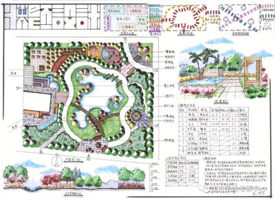 川大风景园林高分快题作品