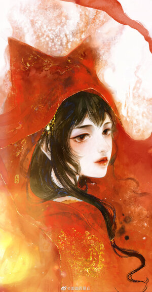 《姜子牙》 妲己  绘师：画画的慕白
