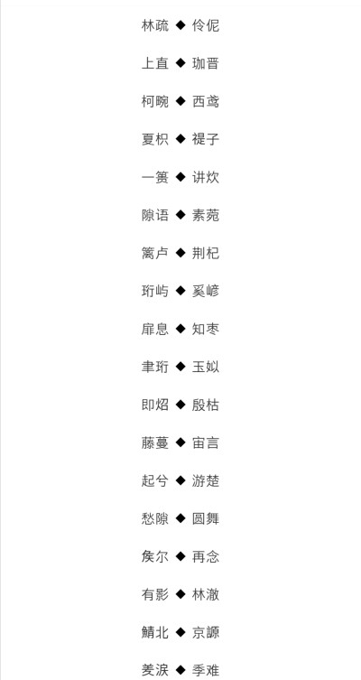 二字网名/源自各处/侵删
二传注明星晚