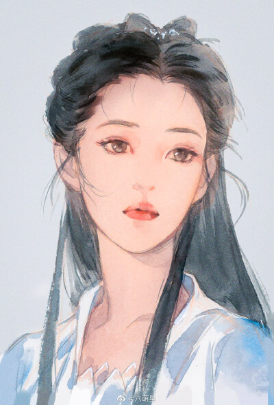 （古风美人 . 小龙女）绘师：六萌星