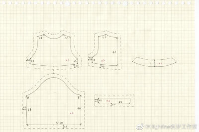 纸样教程，转自微博@highfine筑梦工作室