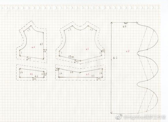 纸样教程，转自微博@highfine筑梦工作室