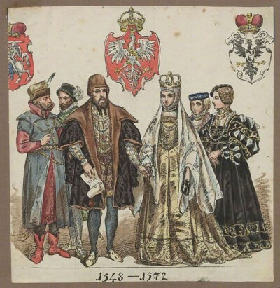 《波兰服装1200——1795》服装历史百年合集 ​​​