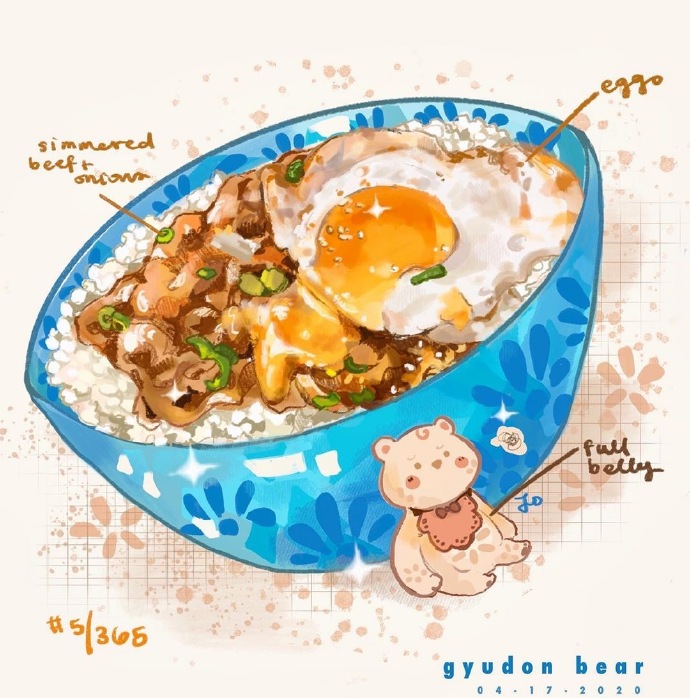 美食手绘，让人食欲满满
ins：illusbyjo ​​​​