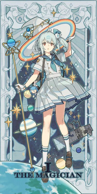 塔罗牌插画背景图