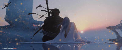 【Lean】画师：wlop【人物】【CG】【手绘】【参考】【无水印】