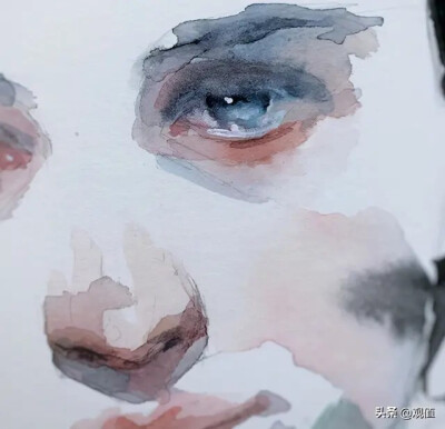 艺术家 agnes cecile 水彩作品 人物影像