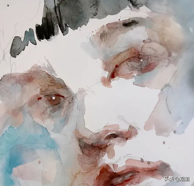 艺术家 agnes cecile 水彩作品 人物影像