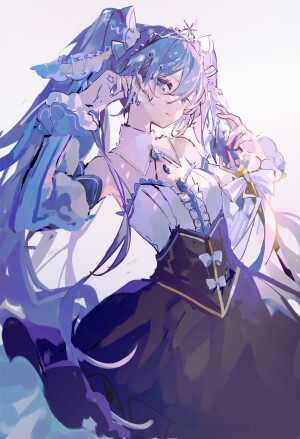 初音未来 绘师：豆の素（p id=3402936） 本作品id=85217501