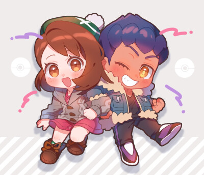 口袋妖怪剑盾/赫优 赫普X悠莉 这对超甜(*/ω＼*)(*/ω＼*)
