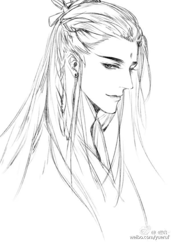 古风线稿