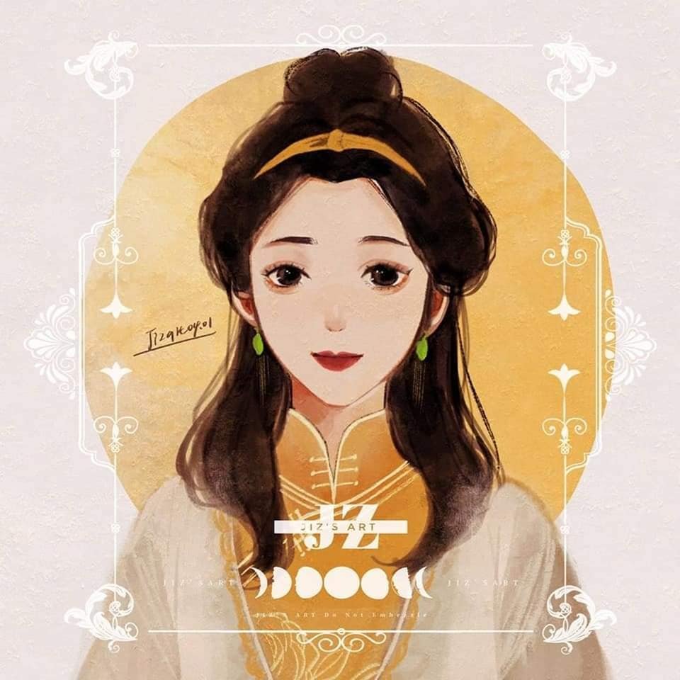 穿旗袍的迪士尼公主们
插画师 ins:97_jii ​​​