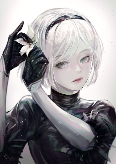 #尼尔机械纪元# 2B
估画师：Reagan