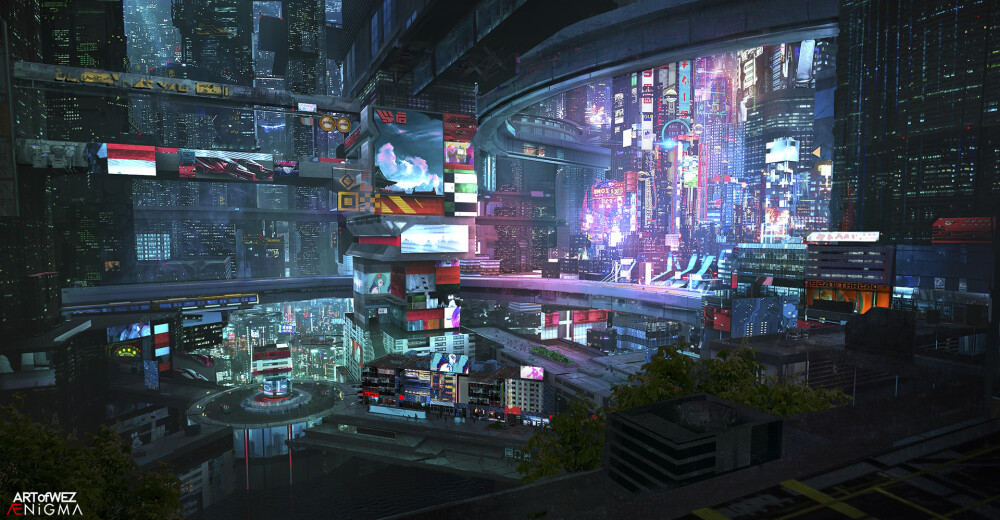 电脑桌面壁纸，赛博朋克，cyberpunk