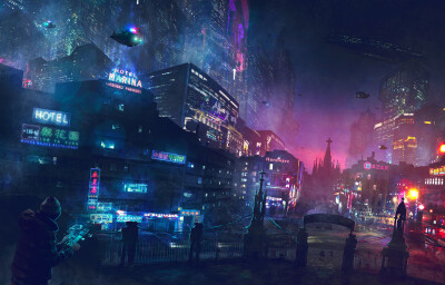 电脑桌面壁纸，赛博朋克，cyberpunk