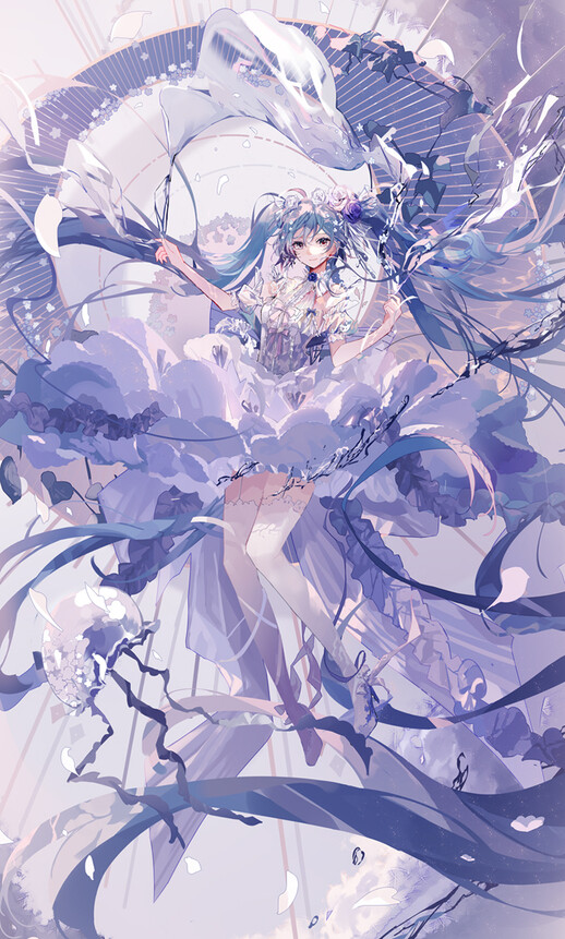 P站画师:豆の素
ID:3402936
初音 虚拟歌姬