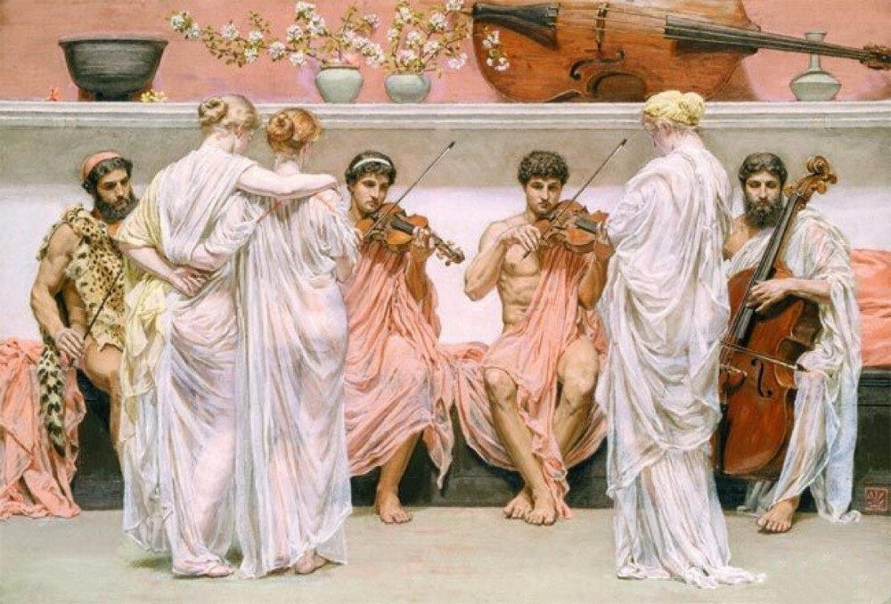 英国Albert Joseph Moore 的古典主义作品