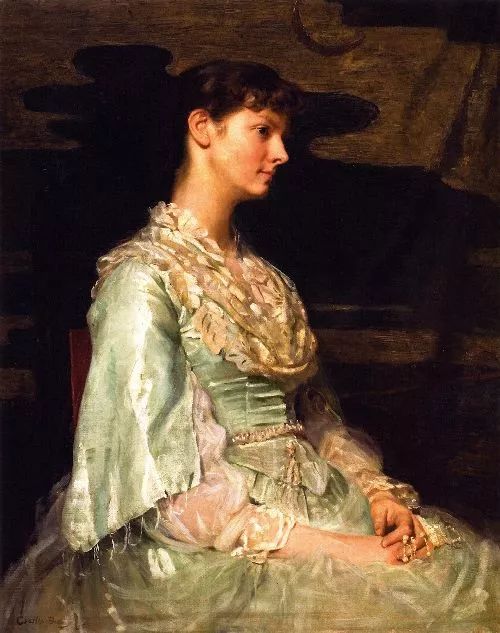 《Ethel Page as Undine》（英文：Ethel Page as Undine） 是美国艺术家『Cecilia Beaux』 于1885年 所作。