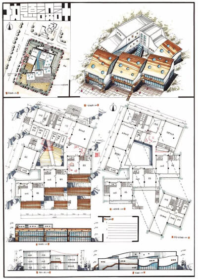 湖大建筑学考研快题设计高分作品参考