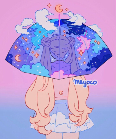 第七百九十二期-Meyoco 日本插画师 粉色的世界无限美好
