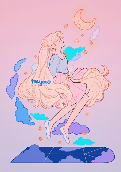 第七百九十二期-Meyoco 日本插画师 粉色的世界无限美好