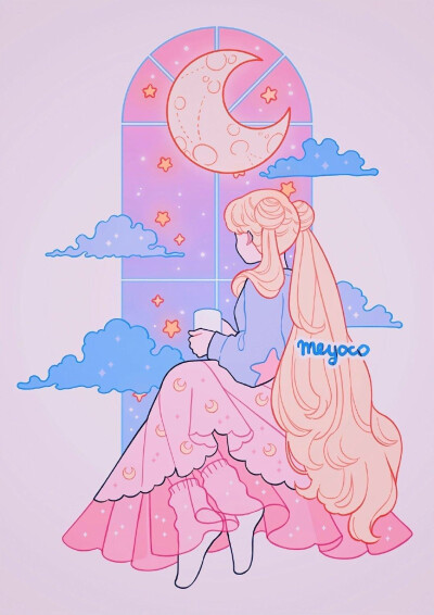 第七百九十二期-Meyoco 日本插画师 粉色的世界无限美好