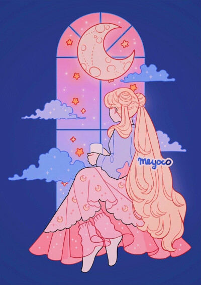 第七百九十二期-Meyoco 日本插画师 粉色的世界无限美好