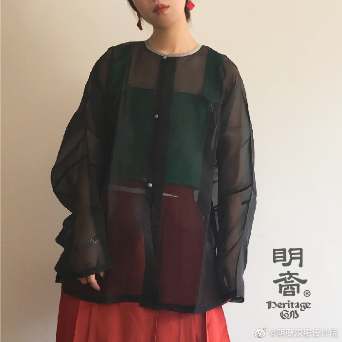 【明裔汉服设计院】明制·圆领对襟短衫