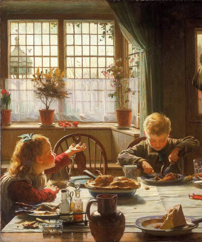 One of the Family
Frederick George Cotman (1850 - 1920)
ins: painters.paintings
#冷瞳