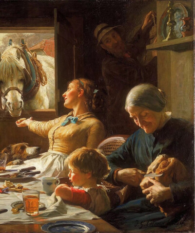 One of the Family
Frederick George Cotman (1850 - 1920)
ins: painters.paintings
#冷瞳