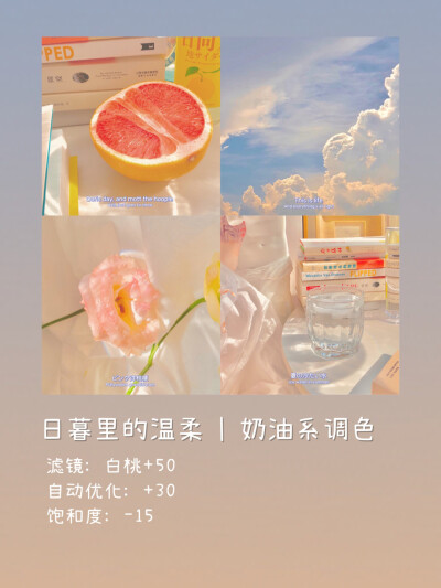 一甜相机滤镜调色合集 | 日系温柔奶油色
©️hey.juice