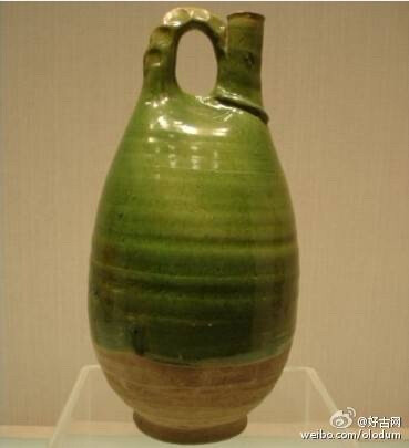辽—绿釉鸡冠壶 ​​​