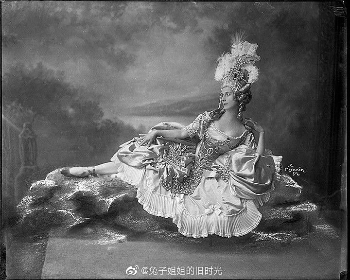 安娜·帕夫洛娃（Anna Pavlova）由赫尔曼·米什金（Herman Mishkin）拍摄。
这套老式的玻璃板底片中，记录了著名的芭蕾舞女演员帕夫洛娃出演过的经典角色图像，例如米歇尔·福金（Michel Fokine）专门为她编排的“垂死的天鹅”。 