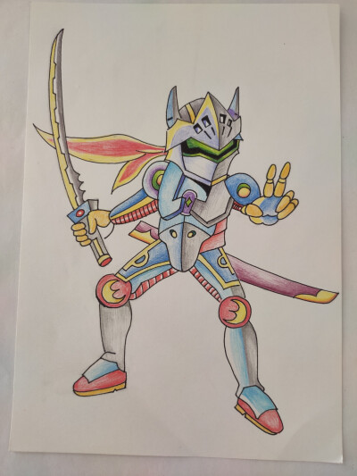 最近的彩铅和马克笔作品，都是临摹而已