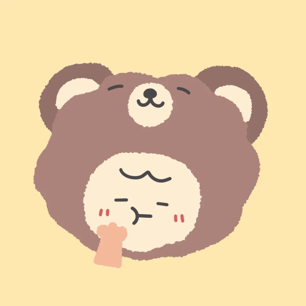 可爱小动物头套团头