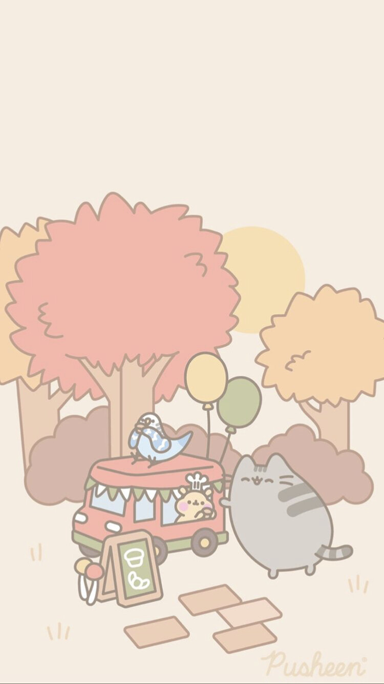 pusheen 秋天