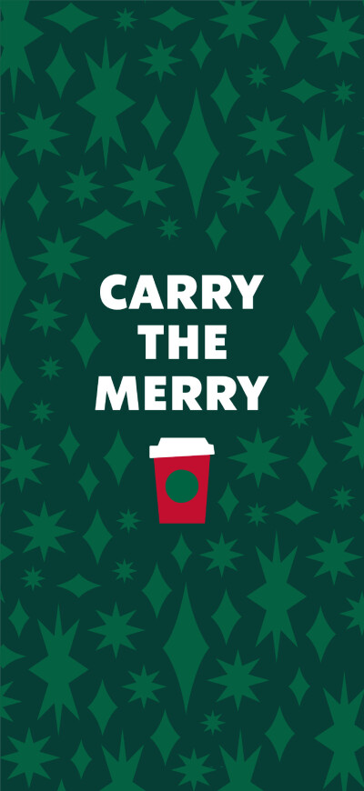 星巴克圣诞手机壁纸