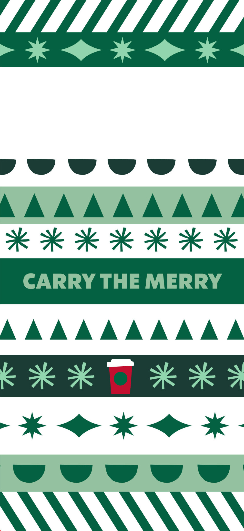 星巴克圣诞手机壁纸